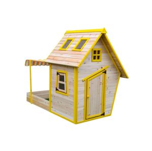 Detský drevený domček s pieskoviskom Flinky